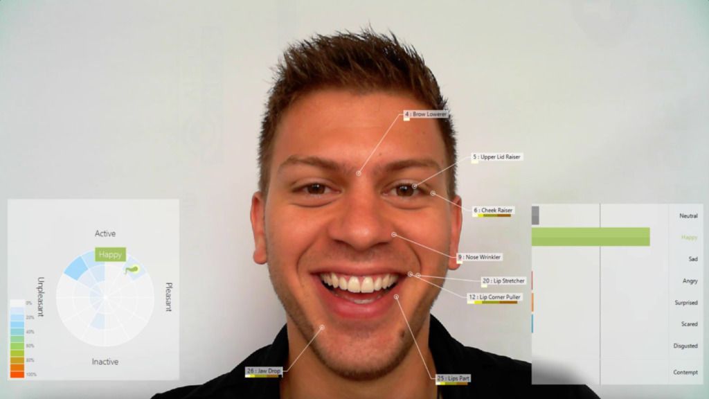 facereader classifications demo screenshot