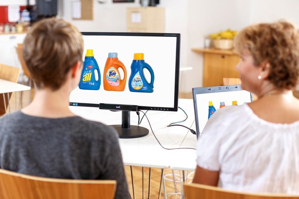 tobii eye tracking package design market research