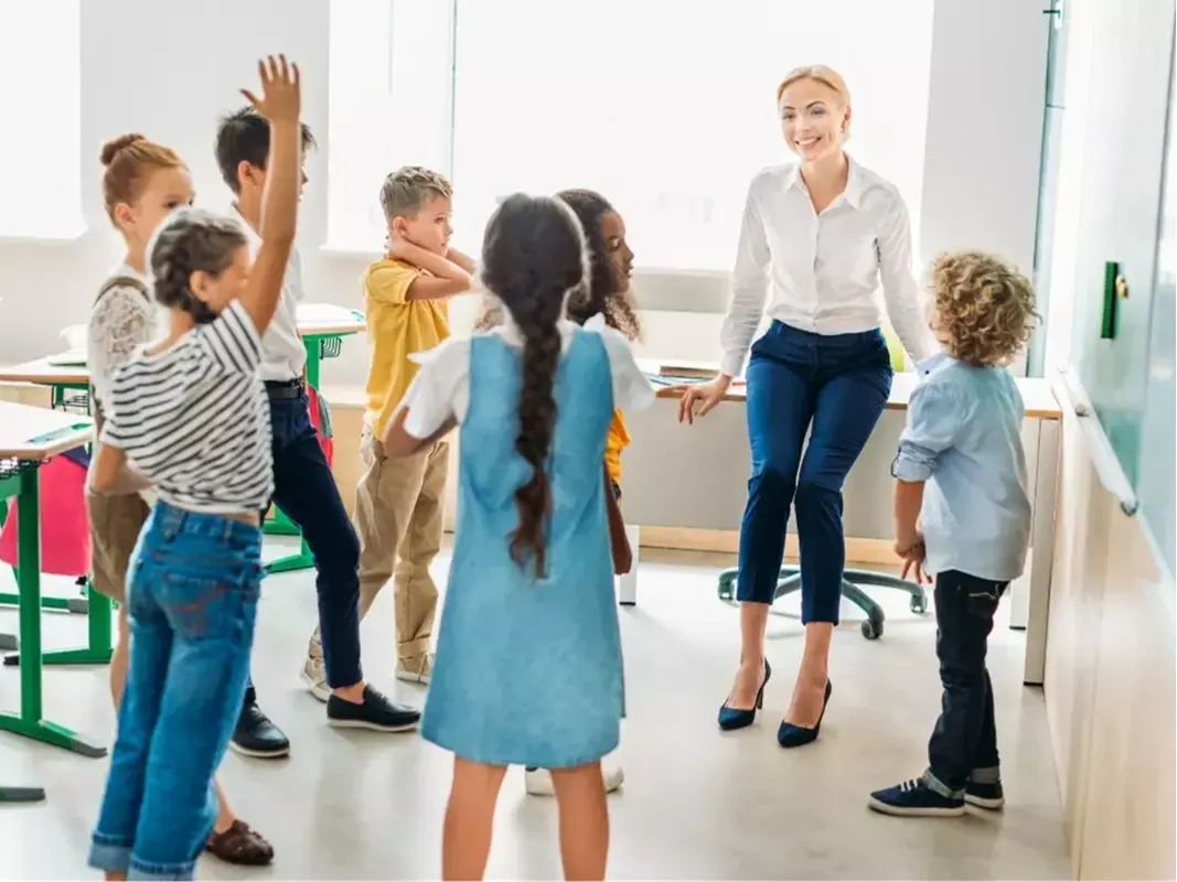 classroom teach and children