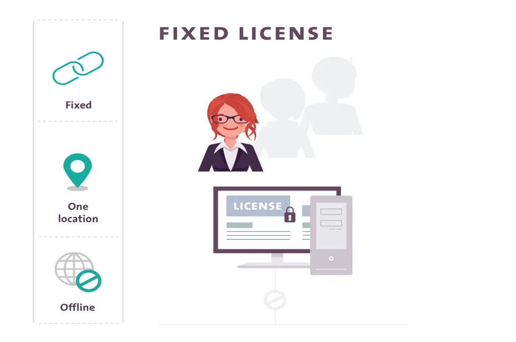 Fixed software license