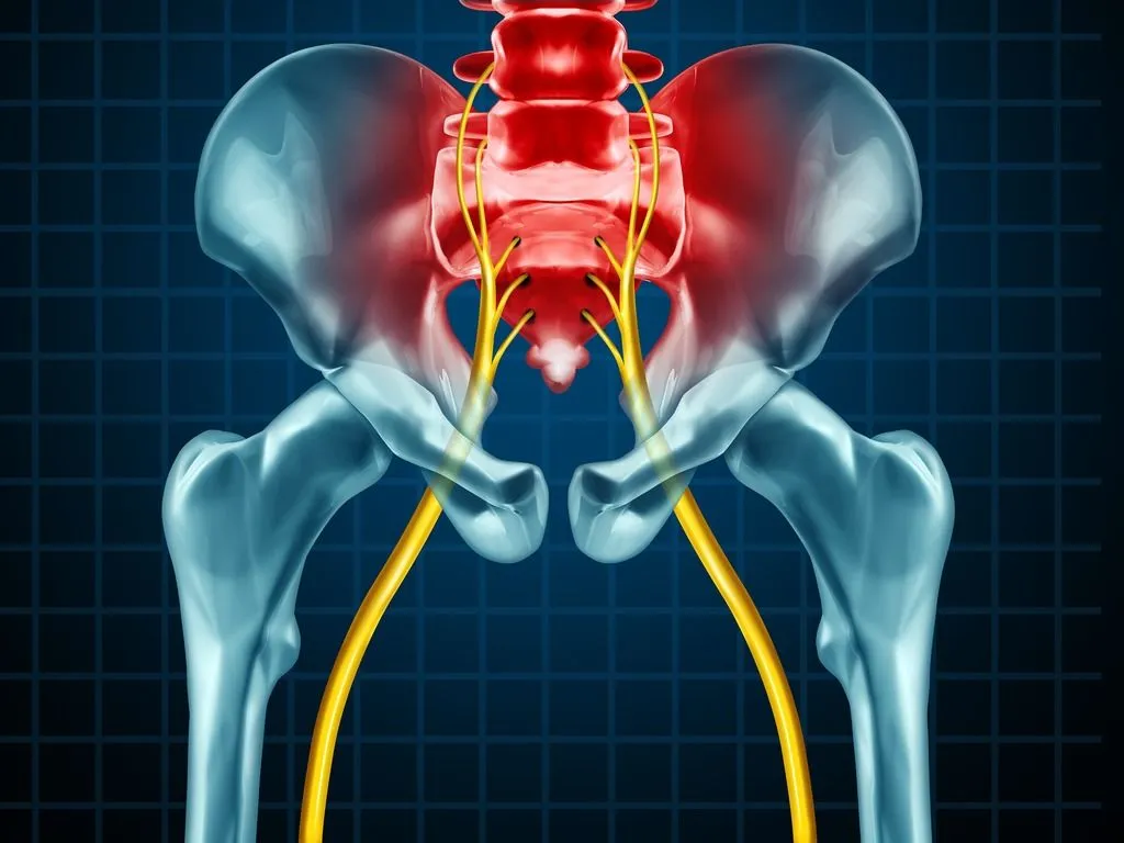 damaged nerves on spine and hips