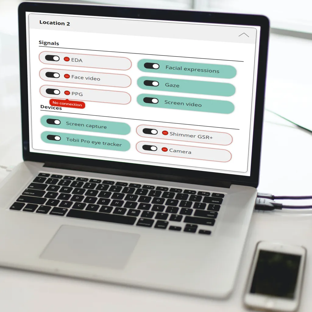 With NoldusHub’s ‘system heartbeat’ real-time monitoring, you get instant feedback on every incoming signal at each stage.