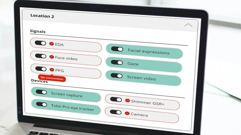 With NoldusHub’s ‘system heartbeat’ real-time monitoring, you get instant feedback on every incoming signal at each stage.