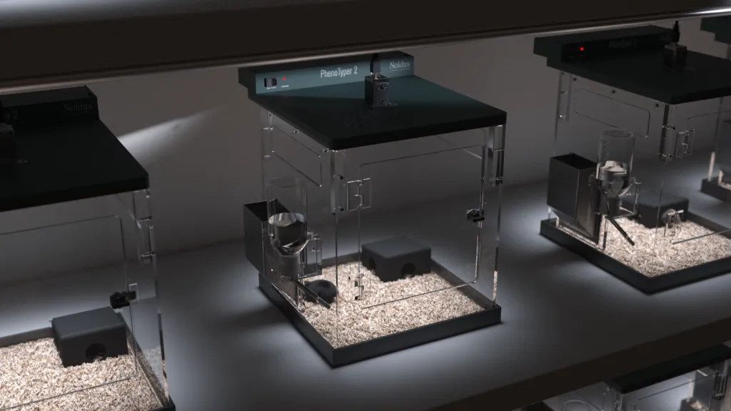 Illustrated PhenoTyper setup