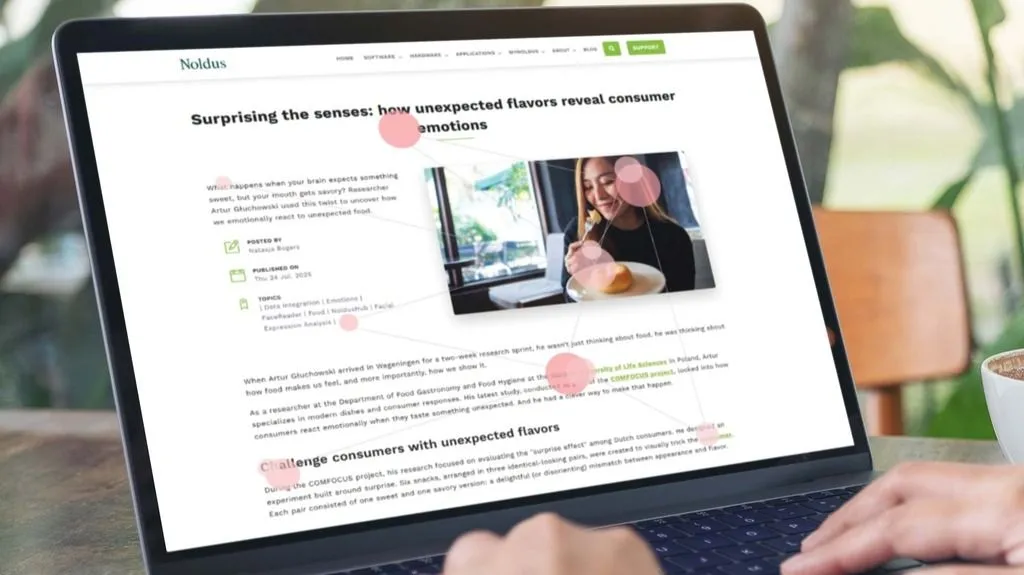 Eye tracking in FaceReader helps you gain insight into visual attention.