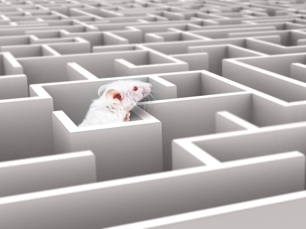 mouse in a maze